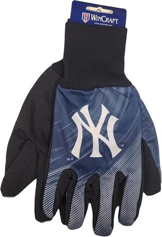 WinCraft MLB Two Color Grip Palm Halftone Utility Gloves (St. Louis Cardinals) in Saudi Arabia