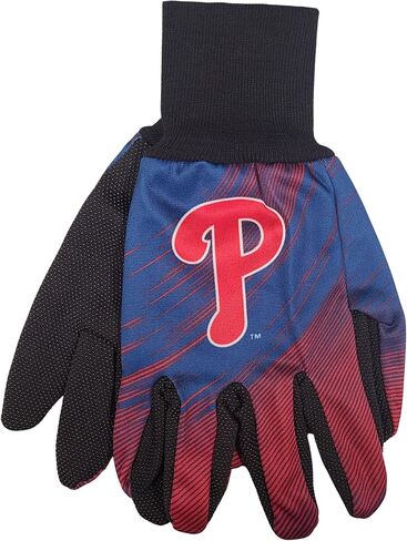 WinCraft MLB Two Color Grip Palm Halftone Utility Gloves (St. Louis Cardinals) in Saudi Arabia
