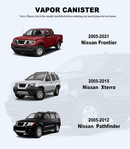 USTAR 911-321 Vapor Canister Compatible with Nissan Frontier Xterra Pathfinder 2005 2006 2007 2008 2009 2010 2011 2012 2013 2014 2015 2016 2017 2018 2019 2020 2021 Evap Charcoal Canister in Saudi Arabia