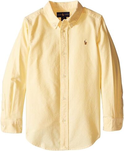 Polo Ralph Lauren Boys Oxford Yellow Long Sleeve Shirt in Saudi Arabia