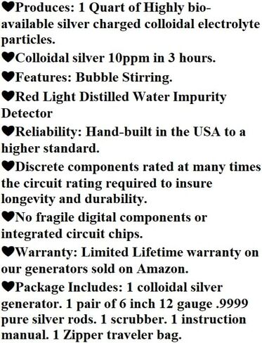 Nano Particle Colloidal Silver Generator in Saudi Arabia