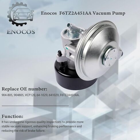 F6TZ2A451AA Vacuum Pump Compatible with 1996-2004 F'-ord E-350 E-450 E-550 Econoline Club Wagon F-250 F-350 F-450 F-550 Super Duty 6.0L 6.8L 7.3L, Replace# 904-805 64-1029 in Saudi Arabia