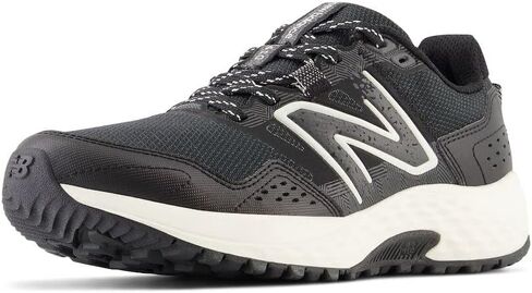 New Balance Women's 410v8 Trail Running Shoe, Black/Bright Cyan/Hi-Pink, 8.5 W in Saudi Arabia