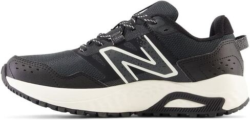 New Balance Women's 410v8 Trail Running Shoe, Black/Bright Cyan/Hi-Pink, 8.5 W in Saudi Arabia