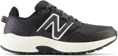New Balance Women's 410v8 Trail Running Shoe, Black/Bright Cyan/Hi-Pink, 8.5 W in Saudi Arabia