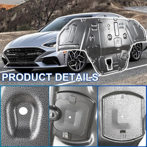 Front Engine Guard Mud Flaps w/Screw Hardware Compatible with 2020 2021 2022 2023 Hyundai Sonata Engine Splash Shield Under Car Shield Cover Board in Saudi Arabia