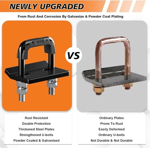 TIROL Hitch Tightener Anti-Rattle Clamp - Heavy Duty Hitch Stabilizer for 1.25" to 2" Trailer Hitches Reduce Movement on Hitch Mount Hitch Tray Cargo Carrier Bike Rack, RV Trailer Accessories (Black) in Kuwait