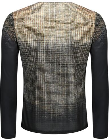 Mens Tuxedo T-Shirt 3D Print Funder Long Sleeve Party in Saudi Arabia