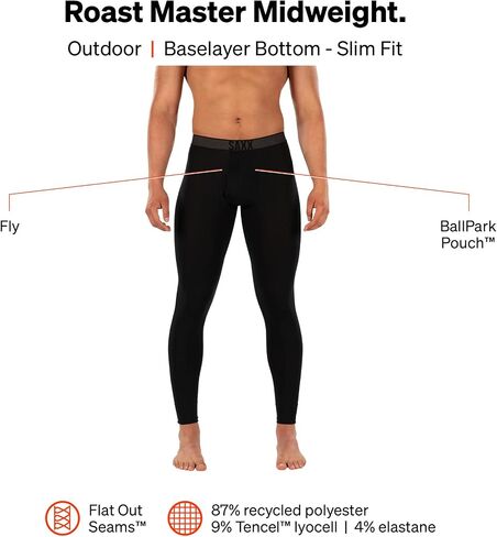 SAXX Underwear Co. Men's Underwear with Pouch Roast Master Mid-Weight Bottom Fly in Saudi Arabia