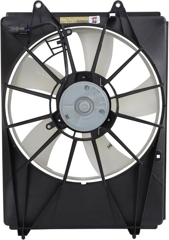 TRQ A/C Condenser Cooling Fan Assembly Compatible with 2014-2020 Acura MDX 2019-2022 Honda Passport 2016-2022 Pilot 2017-2023 Ridgeline AC3113115 in Saudi Arabia