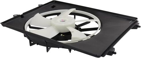 TRQ A/C Condenser Cooling Fan Assembly Compatible with 2014-2020 Acura MDX 2019-2022 Honda Passport 2016-2022 Pilot 2017-2023 Ridgeline AC3113115 in Saudi Arabia