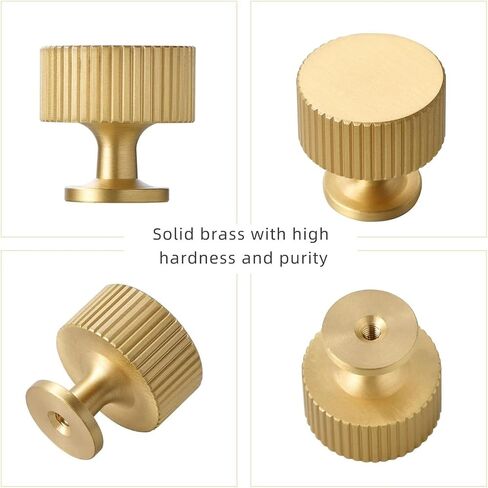 Antique Brass Cabinet Knob - Brush Gold Dresser Drawer Knob, Brass Handles for Bathroom Bedroom Closet Wardrobe,Furniture Hardware pulls in Saudi Arabia