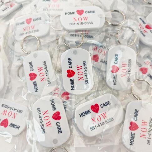 Mia & Cale Custom Vintage Motel Hotel Keychains with your Logo/Text, Personalized Key Tags for Promotional Items/Party Favors in Saudi Arabia