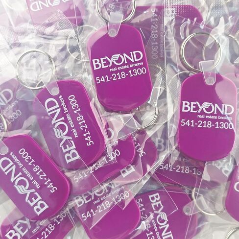 Mia & Cale Custom Vintage Motel Hotel Keychains with your Logo/Text, Personalized Key Tags for Promotional Items/Party Favors in Saudi Arabia