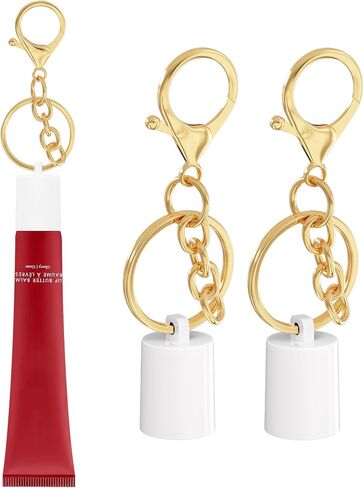 Lip Gloss Keychain Compatible for Summer Fridays Lip Balm, Lipgloss Cap and Holder Set in Saudi Arabia