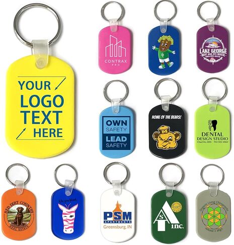 Mia & Cale Custom Vintage Motel Hotel Keychains with your Logo/Text, Personalized Key Tags for Promotional Items/Party Favors in Saudi Arabia