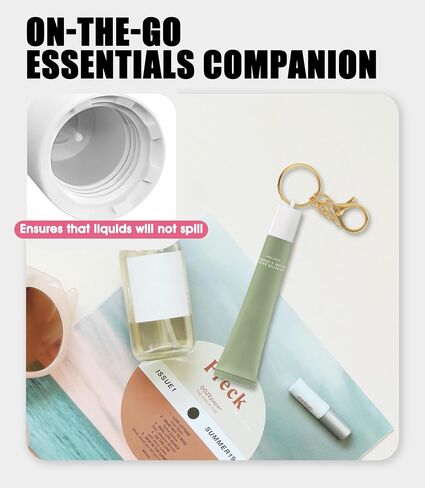 Lip Gloss Keychain Compatible for Summer Fridays Lip Balm, Lipgloss Cap and Holder Set in Saudi Arabia