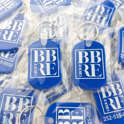Mia & Cale Custom Vintage Motel Hotel Keychains with your Logo/Text, Personalized Key Tags for Promotional Items/Party Favors in Saudi Arabia