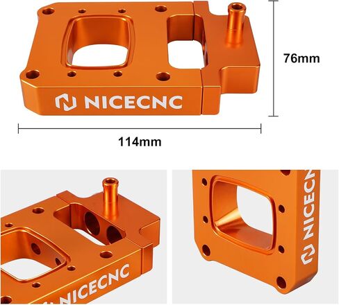Aluminum Motorcycles Fuel Injectors Relocation Block Compatible with KTM XCW 150 TPi 2020-23 250 XC-W TPi 2018-23 300 XC-W TPi 2019-23,Compatible with Husqvarna TE250i TE300i 18-23,See fitment in Saudi Arabia