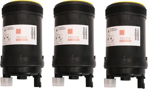 6 حزمة FS1098 فاصل الوقود/فاصل المياه مع صمام PCV ، ل W100CFI W120CFI W130CFI ، ل Cummins B6.7 ISB6.7/QSB6.7 ISL8.9 L9 محركات سلسلة in Saudi Arabia