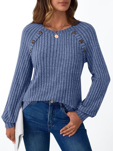AUTOMET Womens Long Sleeve Shirts Dressy Casual Tunic Tops Lightweight Sweaters Blouses Fall Clothes 2025 in Saudi Arabia