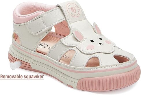 Baby and Toddler Boys & Girls Summer Sneakers Lightweight Sandals Breathable Strap Athletic Running Squeak Shoes Prevention of Child Wandering in Kuwait