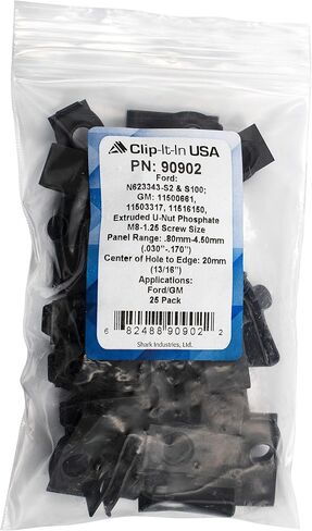 Shark 90902 Ford GM مقذوف U-Nut M8-1.25 حجم المسمار in Saudi Arabia