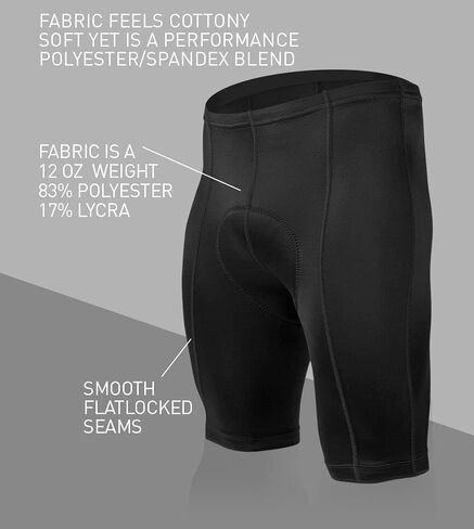 | Men's Century Padded Cycling Shorts | Long Distance Peformance | Three Inseams in Saudi Arabia