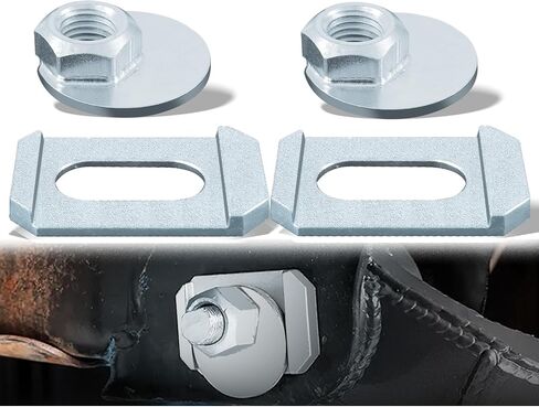 2 Pack Premium K100025 Alignment Caster Camber Kit for 2004-2023 Ford F-150 Lightning Expedition Lincoln Mark LT Navigator 2WD 4WD F150 XL, Replace# K100025, K100070, DM3112345, Silver in Saudi Arabia