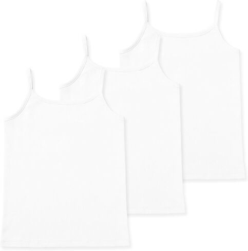 Lucky & Me | Gracie Girls Camisoles | Organic Cotton | Tagless | Wear on Its Own Or Layering Top | 3-Pack in Saudi Arabia