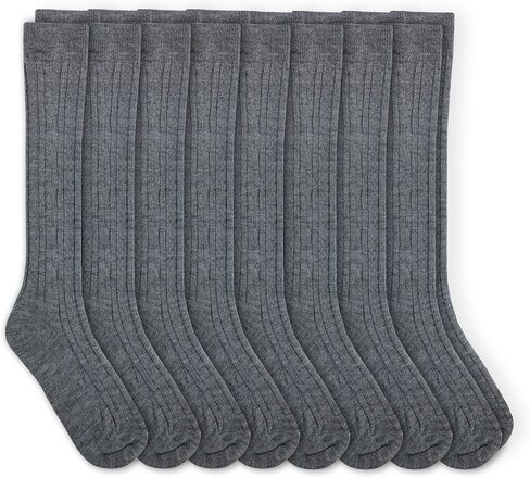 Jefferies Socks Girls School Uniform Cable Knit Knee High Socks 8 Pair Pack in Saudi Arabia