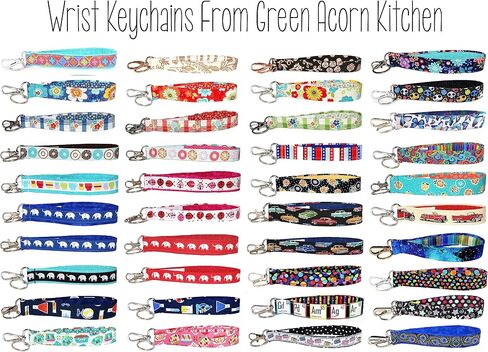 Travel Keychain - Not All Who Wander Are Lost - Two Tone - Compass - Camping Key Chain - Swivel Keyring and Clip - Handmade by Green Acorn Kitchen in Saudi Arabia