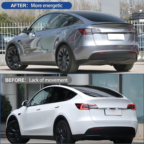 BDBO Spoiler Wing Rear Spoiler Compatible with Tesla Model y 2020-2024 Trunk Tail Rear Trunk Lid,Glossy Black Performance,Modle y Accessories in Saudi Arabia