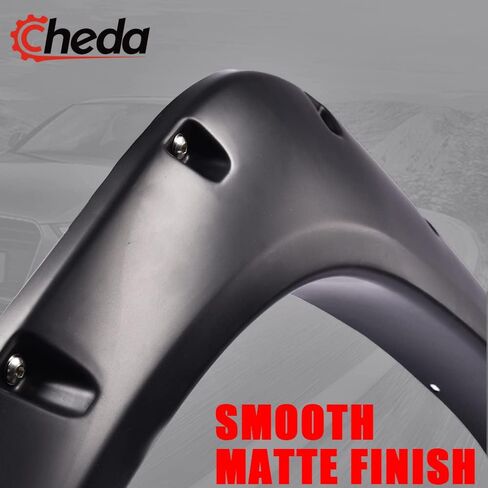 تغطية العجلة المرفقة من Cheda Fender Fender Flares ، متوافقة مع 2007-2013 Chevy Silverado 1500/2007-2014 Chevy Silverado 2500HD 3500HD Fleetside New Body Body 78 "/97.6" سرير طويل لا يناسب GMC Sierra in Kuwait