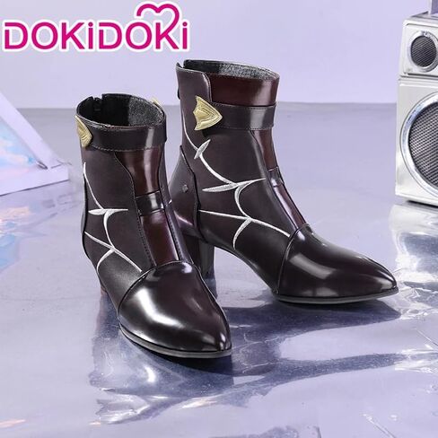 KIRA KIRA Honkai: Star Rail Kafka Cosplay Shoes DokiDoki-SR Cosplay Kafka High Heeled Shoes in Saudi Arabia