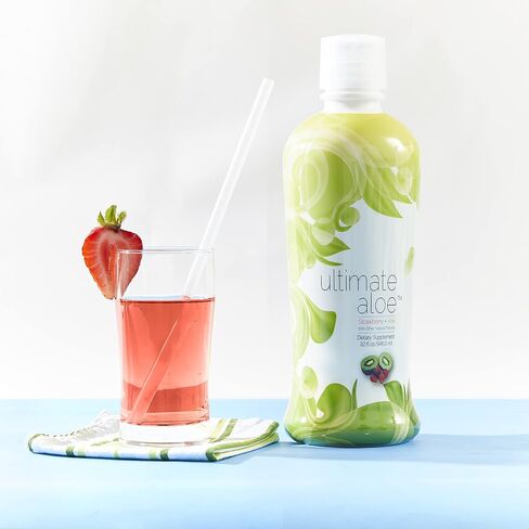 Ultimate Aloe – Aloe Vera Juice for Gut Health, Digestive Comfort, Immune Support, and Nutrient Absorption – Strawberry & Kiwi Flavor – 16 Servings in Saudi Arabia