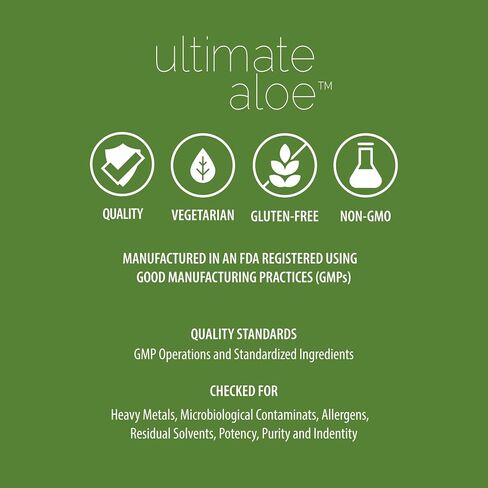 Ultimate Aloe – Aloe Vera Juice for Gut Health, Digestive Comfort, Immune Support, and Nutrient Absorption – Strawberry & Kiwi Flavor – 16 Servings in Saudi Arabia