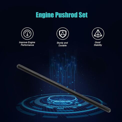 16 PCS LS 7.400 "Length chromoly pushrod set 5/16" قطره ، .080 "سماكة الجدار يناسب 4.8L 5.3L 5.0L 6.0L 6.2L LS1 LS2 LS3 LS6 L76 L92 L99 LQ4 LQ9 L33 LSA in Kuwait