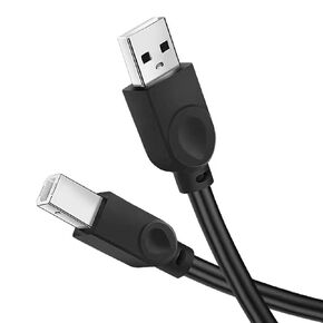 USB Printer Cable,XCZZYB USB 2.0 Type A Male to B Male Scanner Cord High Speed Compatible with Microphones,Brother,HP,Lexmark,Canon,Samsung,Epson,Dell,Xerox etc (10 Feet)