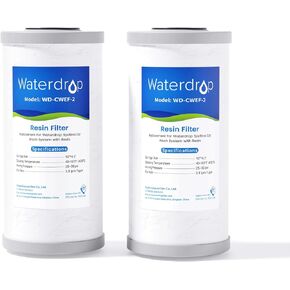 Waterdrop Spotless Car Wash Water Filter, Deionized Water, Spot Free, Replacement for Waterdrop WD-CWE Spotless Car Wash System with Resin.