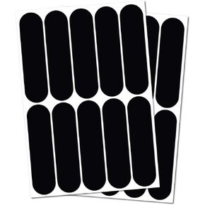 2 x Kit of 10 Retro Reflective Stickers for Motorcycle, Helmets, Bike, Scooters, Stroller, Buggy, - Universal Adhesive - 3M™ Technology - High Visibility - Discreet - Design - Grip