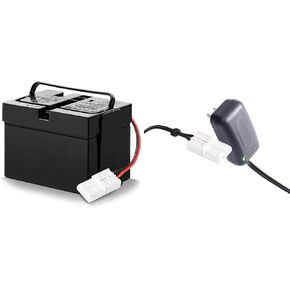 12V Battery and Charger Combo Set for Rollplay Chevy Silverado GMC Sierra Denali Child Ride On Car