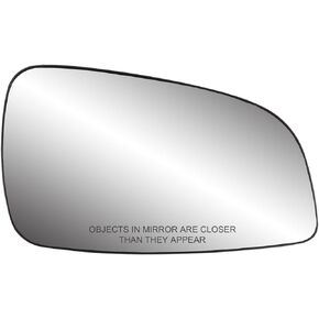 Fit System 88229 Driver Side Non-Heated Mirror Glass w/Backing Plate, Chevrolet Malibu LS, LT Model, Malibu Hybrid, Aura, Aura Hybrid, 4 7/16" x 7 5/8" x 8 5/16"