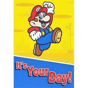 Super Mario Birthday Greeting Card