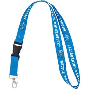 Desert Cactus Middle Tennessee State University Lanyard MTSU Blue Raiders Car Keys ID Badge Holder Keychain Detachable Breakaway Snap Buckle