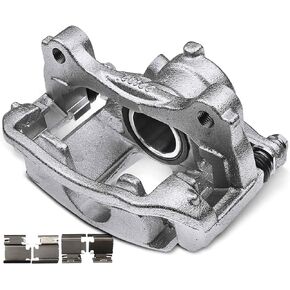 A-Premium Disc Brake Caliper Assembly with Bracket Compatible with Select Ram Models - ProMaster 1500 2500 3500, 2014-2019, Only fit Solid Rear Disc Except Heavy Duty - Rear Left Driver Side