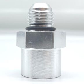 TBI/Vortec 87-98 Truck 6AN Male Flare Supply Feed Fuel Line Adapter Fitting to Female M16-1.5 Oring Power Steering and Fuel Adapter Thread Connector