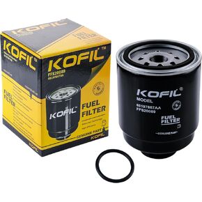 68197867AA Diesel Filter Fuel Filter Water Separator, Replacement for Ram 2500 3500 4500 5500 6.7L 2013-2018 Diesel Engine, Replaces 68197867AB FS20089 WF10112 PS11937