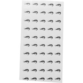 Shrimp Food Choice Stickers for Place Cards- Meal Stickers (Clear with Silver Icon) by Savor The Memories