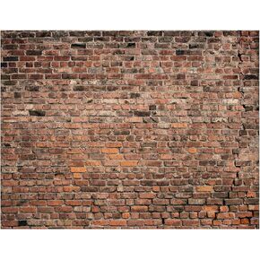 7X5FT Brick Wall Background Primary Color Brick Background Large Fabric Brick Photo Background Baby Shower Birthday Party Wedding Graduation Home Decoration Photo Booth Prop Banner YY-7